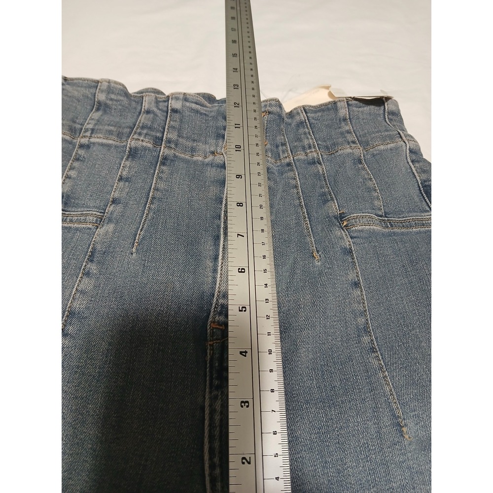 Free People We The Free Jayde High Rise Flare Leg Jeans Light Wash Blue 27 NEW‎ - Picture 11 of 13